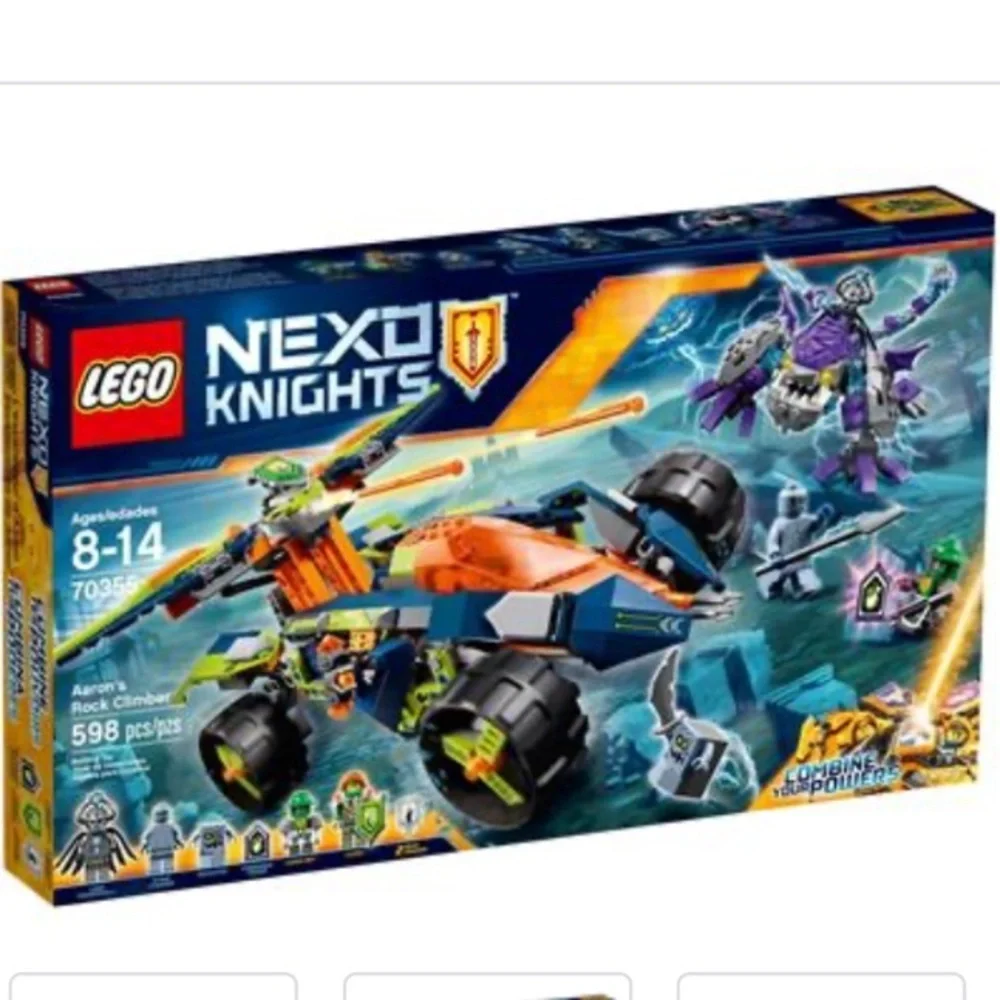 Lego nexo knights set 70355 Aaron’s rock climber 598 pieces new in sealed box